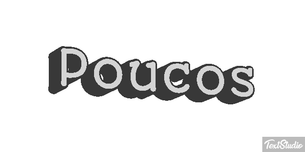 Poucos Efeito do texto