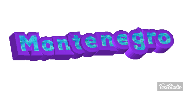 Montenegro Text effect