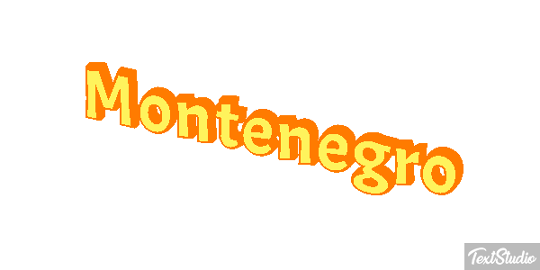 Montenegro Text effect