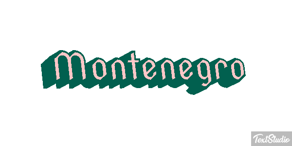 Montenegro Text effect