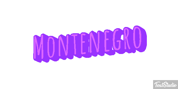 Montenegro Text effect