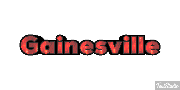 Gainesville Текстовый эффект