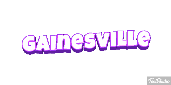 Gainesville Текстовый эффект