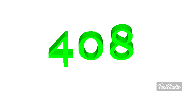 408 Metin efekti