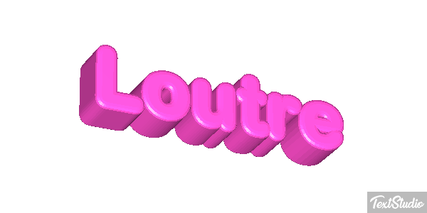 Loutre Efeito do texto