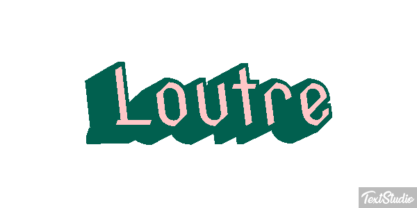 Loutre Efeito do texto