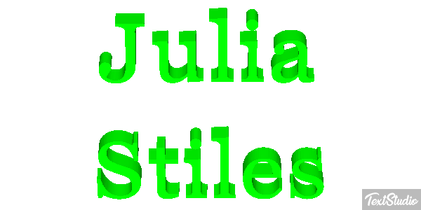 Julia Stiles Efeito do texto