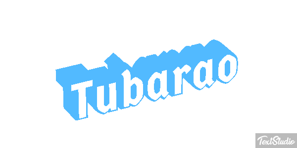 Tubarão Efeito do texto