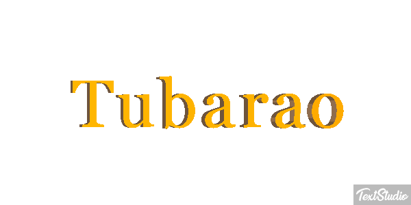 Tubarão Efeito do texto