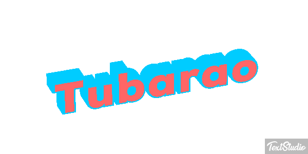 Tubarão Efeito do texto