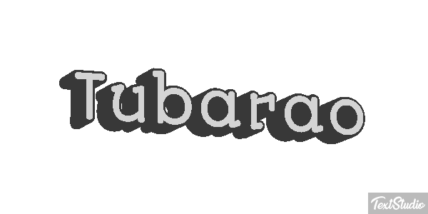 Tubarão Efeito do texto