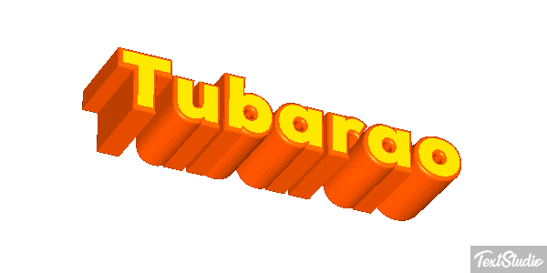 Tubarão Efeito do texto
