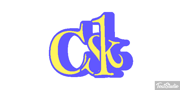 Csk Text effect