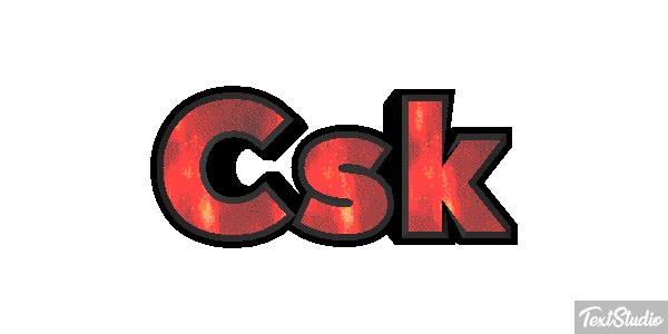 Csk Text effect