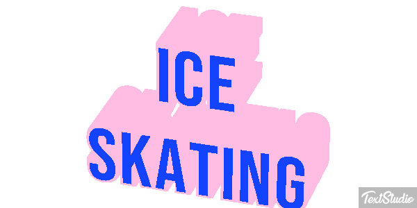 Ice Skating Text effect