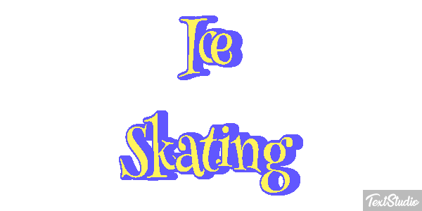 Ice Skating Text effect