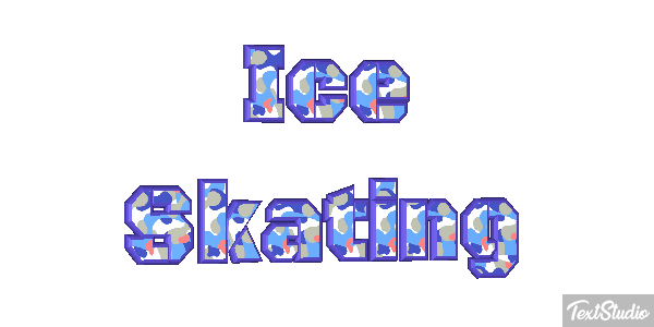 Ice Skating Text effect