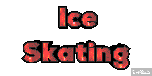 Ice Skating Text effect