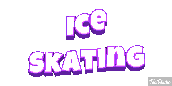 Ice Skating Text effect