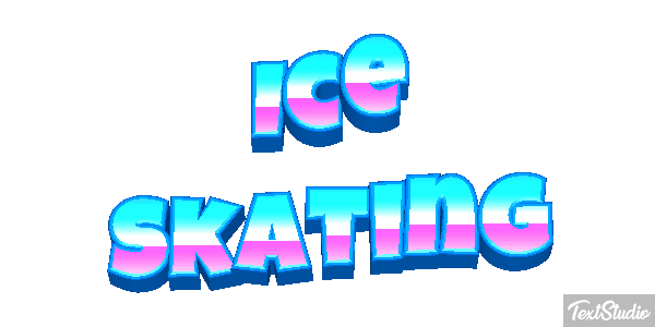 Ice Skating Text effect