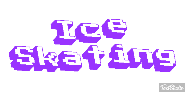 Ice Skating Text effect