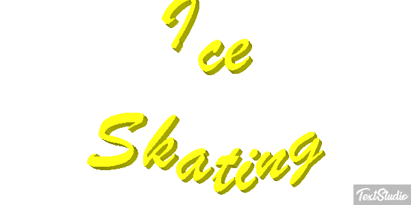 Ice Skating Text effect