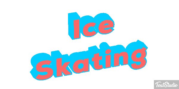 Ice Skating Text effect