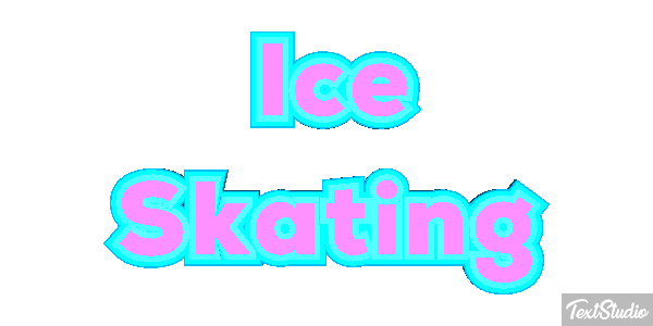 Ice Skating Text effect