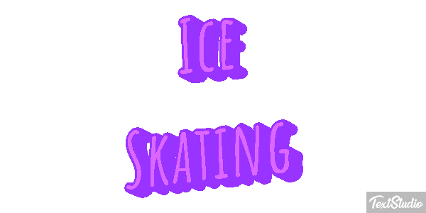 Ice Skating Text effect