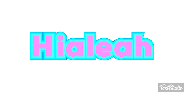 Hialeah テキスト効果