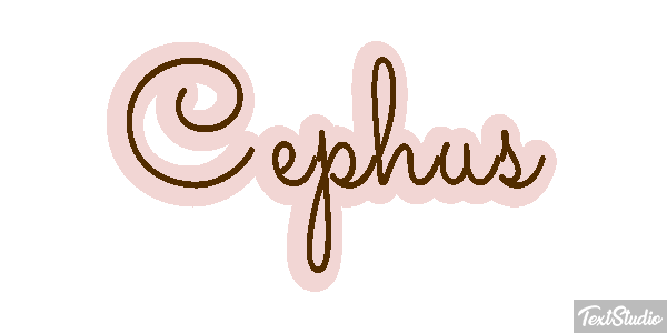Cephus Text effect
