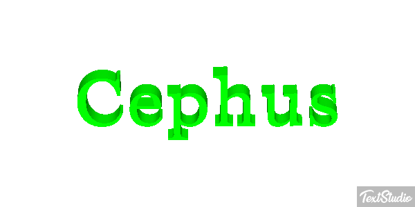 Cephus Text effect