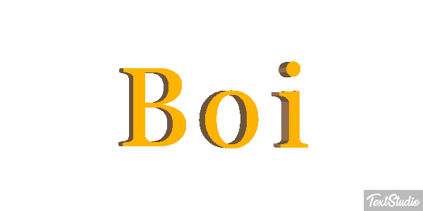 Boi Efekt tekstowy