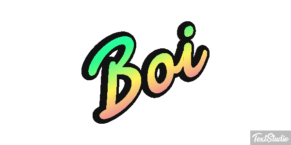 Boi Efekt tekstowy