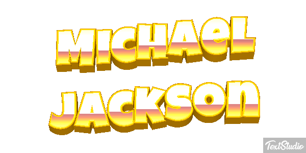 Michael Jackson Text effect
