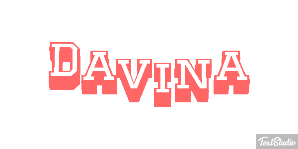 Davina Efekt tekstowy