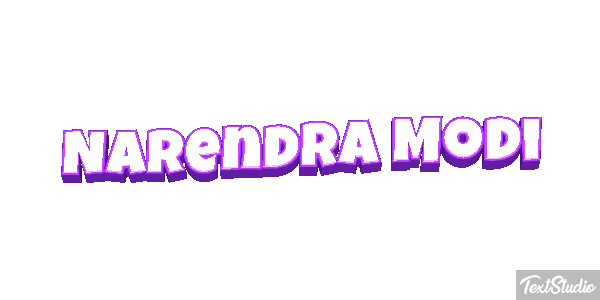 Narendra Modi Text effect