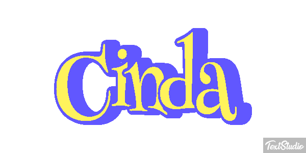 Cinda Text effect