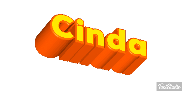 Cinda Text effect