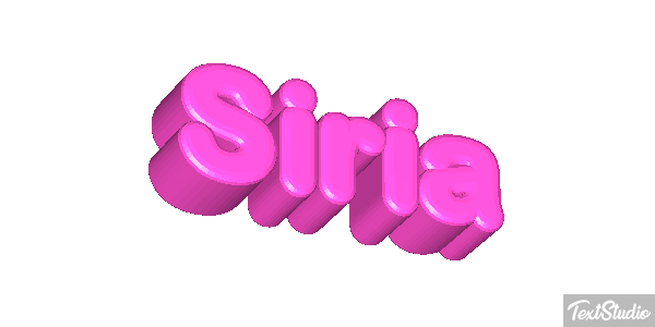 Siria Efekt tekstowy
