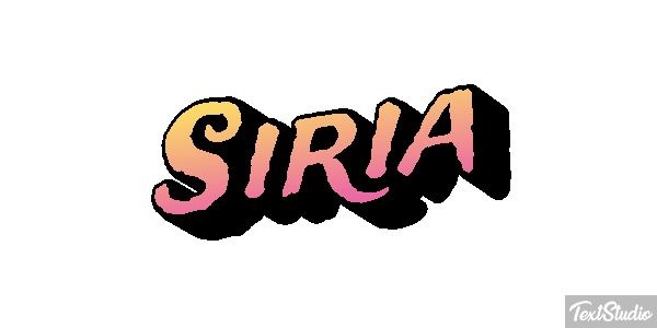 Siria Efekt tekstowy