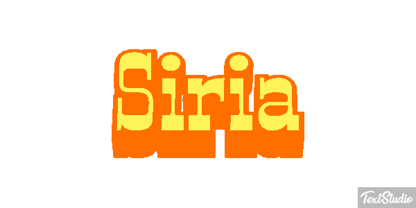 Siria Efekt tekstowy