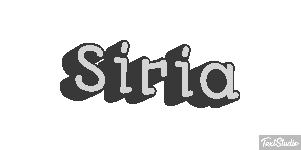 Siria Efekt tekstowy
