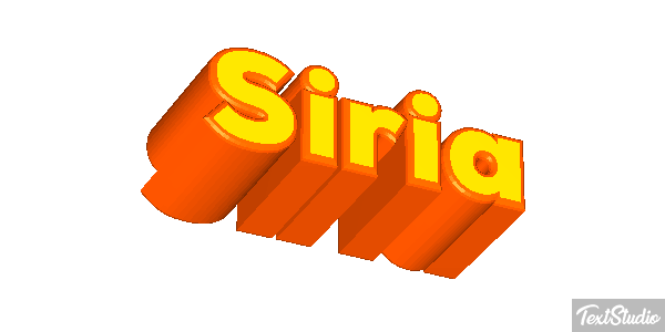 Siria Efekt tekstowy
