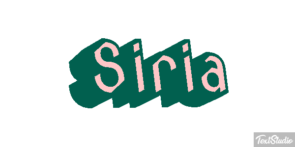 Siria Efekt tekstowy