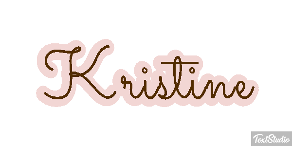 Kristine Text effect