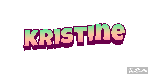 Kristine Text effect