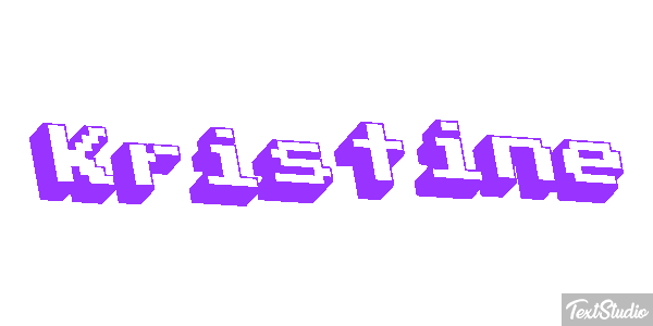 Kristine Text effect