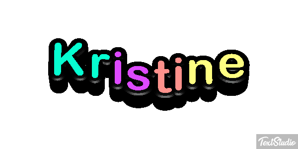 Kristine Text effect