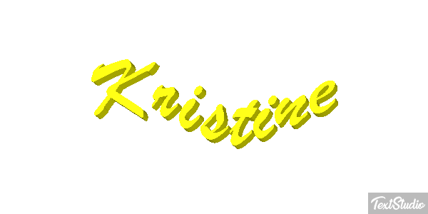 Kristine Text effect